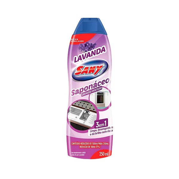 SAPONACEO CREMOSO 250ML LAVANDA SANY MIX