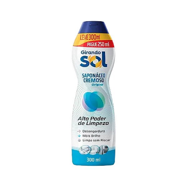 SAPONACEO CREMOSO 300ML GIRANDO SOL