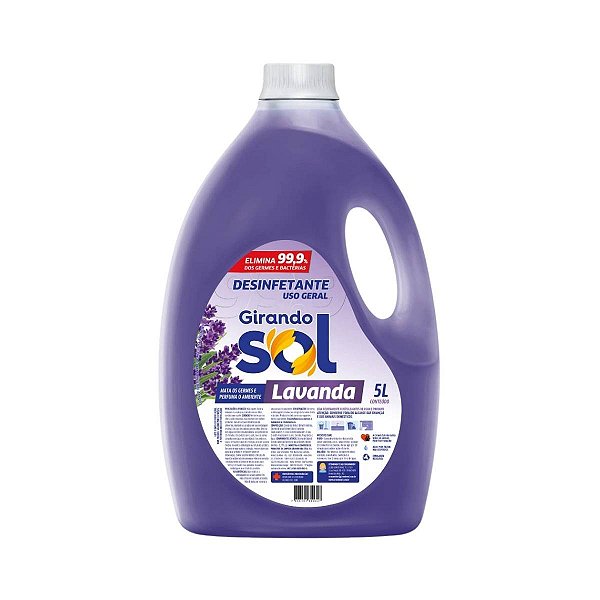 DESINFETANTE 5L LAVANDA GIRANDO SOL
