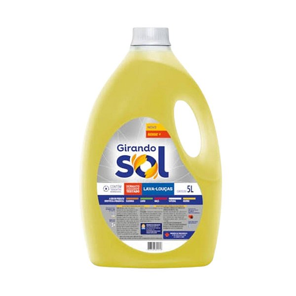 DETERGENTE LIQUIDO 5L NEUTRO GIRANDO SOL