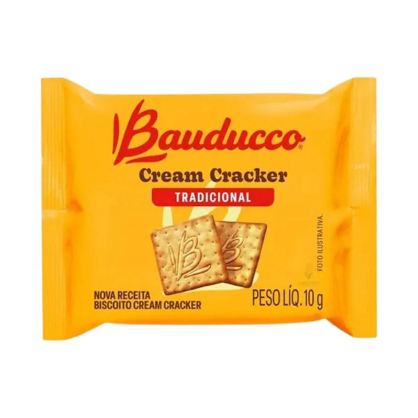 BISCOITO CREAM CRACKER SACHE 10G C/400 BAUDUCCO