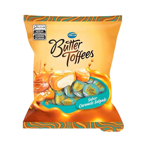 BALA CARAMELO SALGADO 500G BUTTER TOFFEES