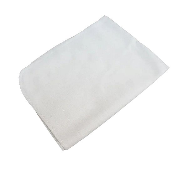 FLANELA 100% ALGODÃO 28X48 BRANCA ITATEX