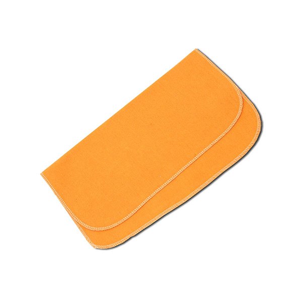 FLANELA 100% ALGODAO 30X40 LARANJA NEVES