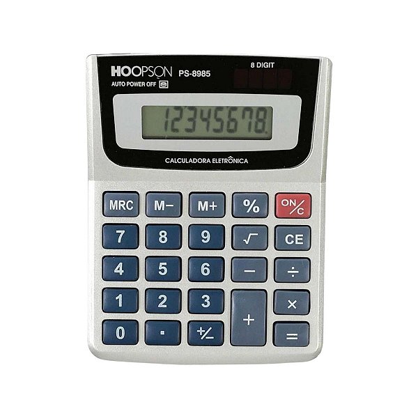 CALCULADORA 8 DIGITOS PS-8985 HOOPSON