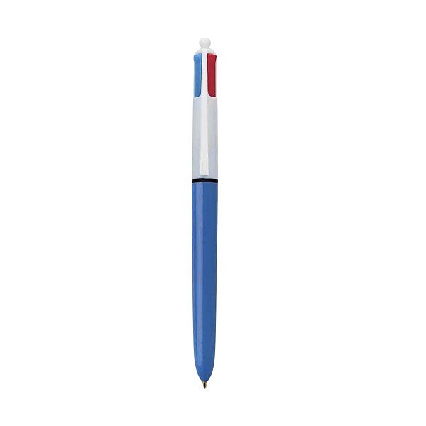 CANETA ESFEROGRAFICA RETRATIL 4 CORES 1.0MM BIC
