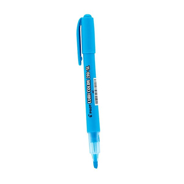 CANETA MARCA TEXTO AZUL LUMICOLOR PILOT