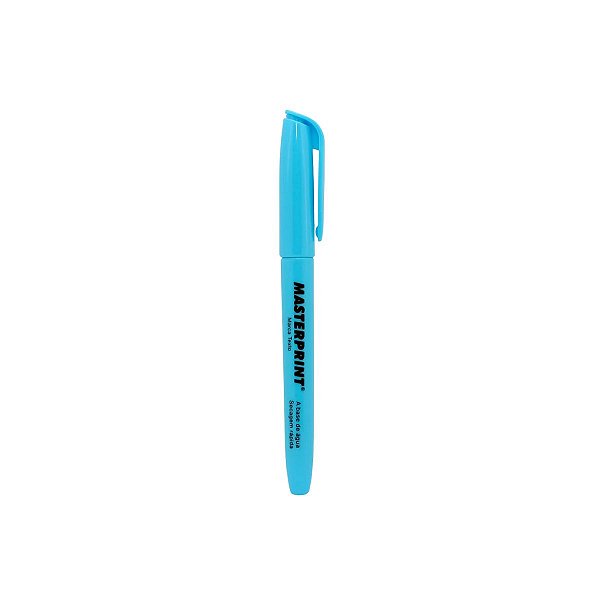CANETA MARCA TEXTO AZUL MASTERPRINT