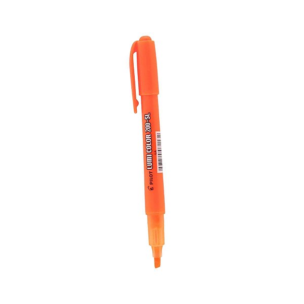 CANETA MARCA TEXTO LARANJA LUMICOLOR PILOT