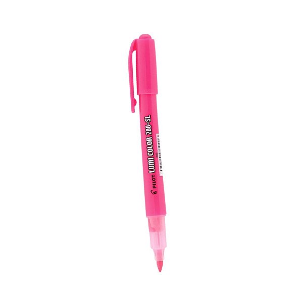 CANETA MARCA TEXTO ROSA LUMICOLOR PILOT