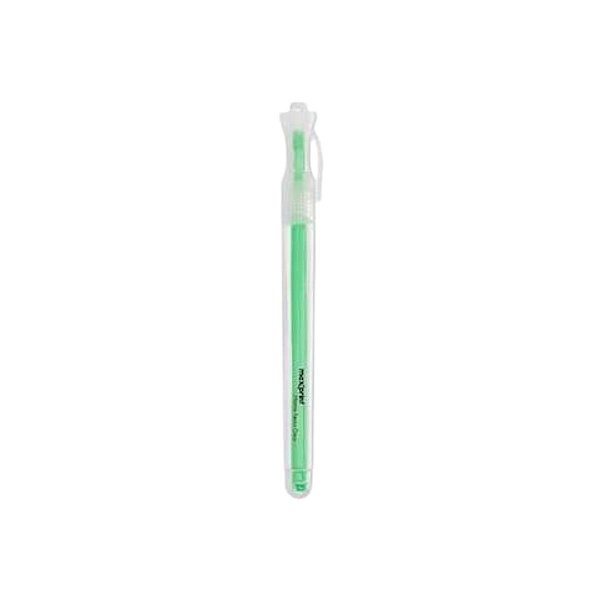 CANETA MARCA TEXTO VERDE CLEAR MAXPRINT