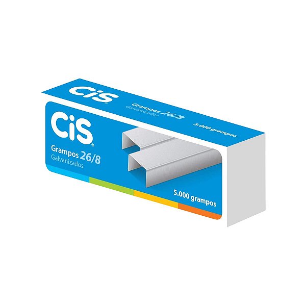 GRAMPO 26/8 GALVANIZADO C/ 5000 CIS