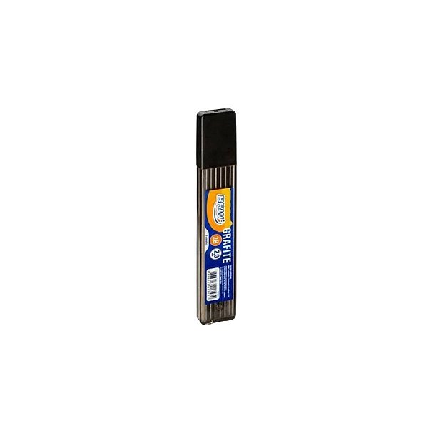GRAFITE 2.0MM 2B C/ 6 MINAS BRW