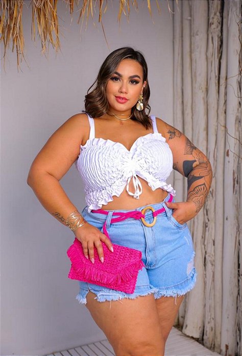 CROPPED LASTEX