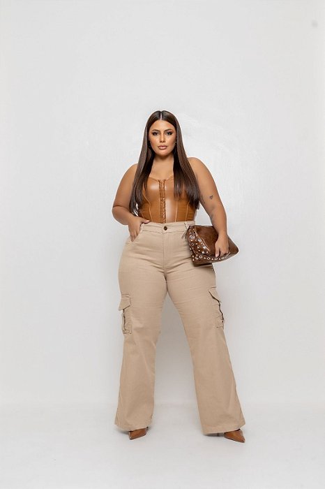 CALÇA WIDE LEG