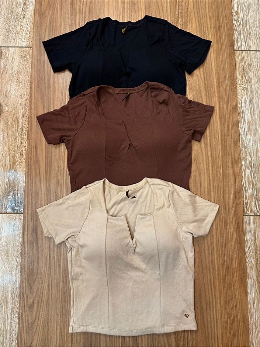 BLUSA CANELADA