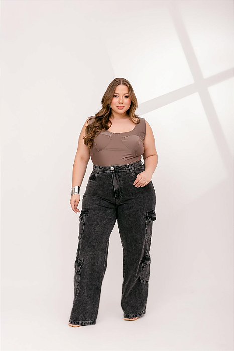 CALÇA WIDE LEG