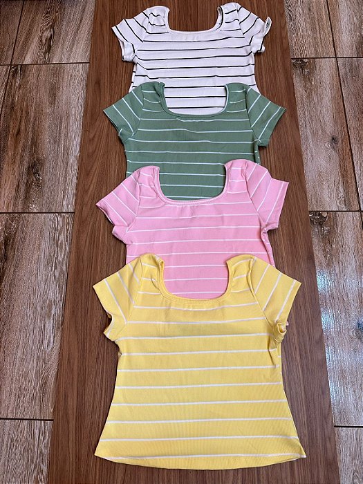 BLUSA CANELADA