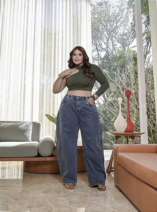 CALÇA JEANS BALLON