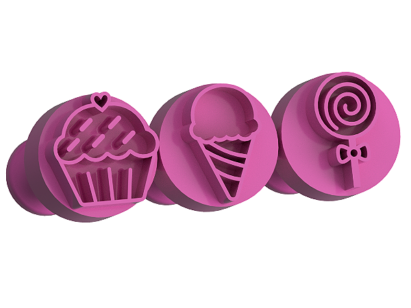Carimbos para Docinhos Brigadeiro - Kit Doces 1