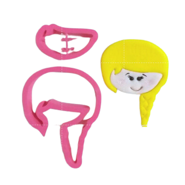 Cortador Princesa Elsa - 5cm