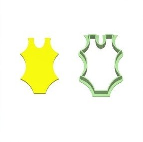 Cortador Maiô (Praia) - 5cm