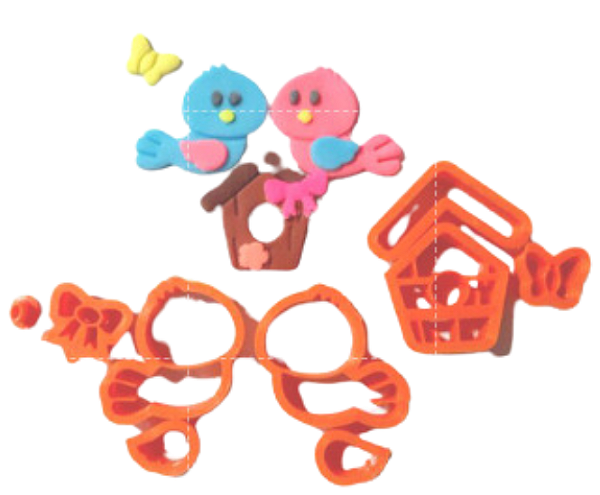 Kit Cortadores Jardim Encantado 5cm