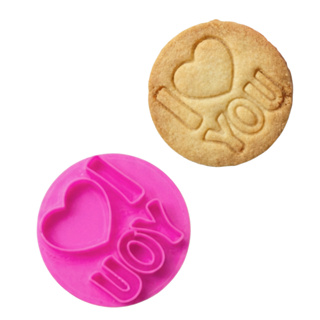 Marcador I Love You Para pasta Americana e Biscoitos