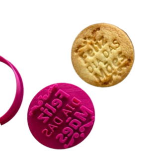 Marcador e Cortador/Feliz dia das Mães para biscoitos e pasta americana