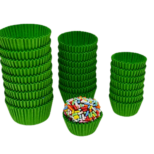 Forminhas para Docinho Impermeável 100 und - Verde Nº 5 (REIKI)