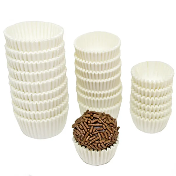 Forminhas para Docinho Impermeável 100 und - Branco Nº 5 (REIKI)