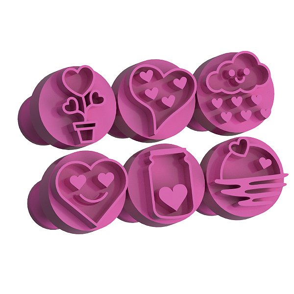 Carimbinhos Para Docinhos e Brigadeiros Chuva de Amor 2