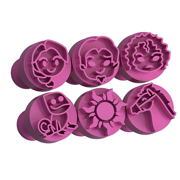 Carimbos Para Docinhos Brigadeiros Princesa na Torre