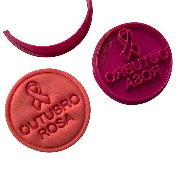 Marcador Outubro Rosa 5cm