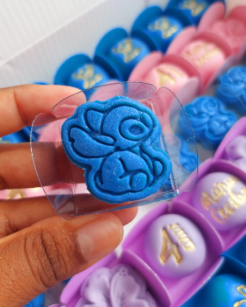 Stitch Alienígena Azul - Ejetor Modelador para Brigadeiros