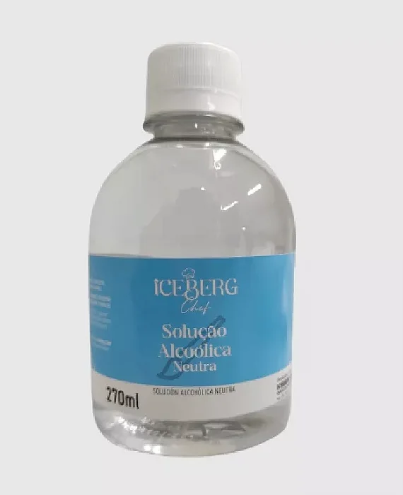 SOLUCAO ALCOOLICA NEUTRA (ICEBERG)  270 ML
