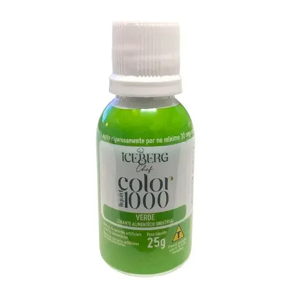 Tinta Alimentícia Color 1000 (VERDE) Iceberg - 25g