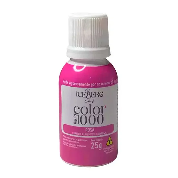 Tinta Alimentícia Color 1000 (ROSA) Iceberg - 25g