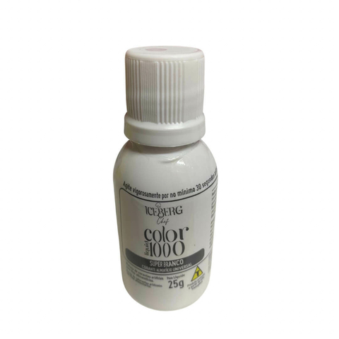 Tinta Alimentícia Color 1000 (BRANCO) Iceberg - 25g