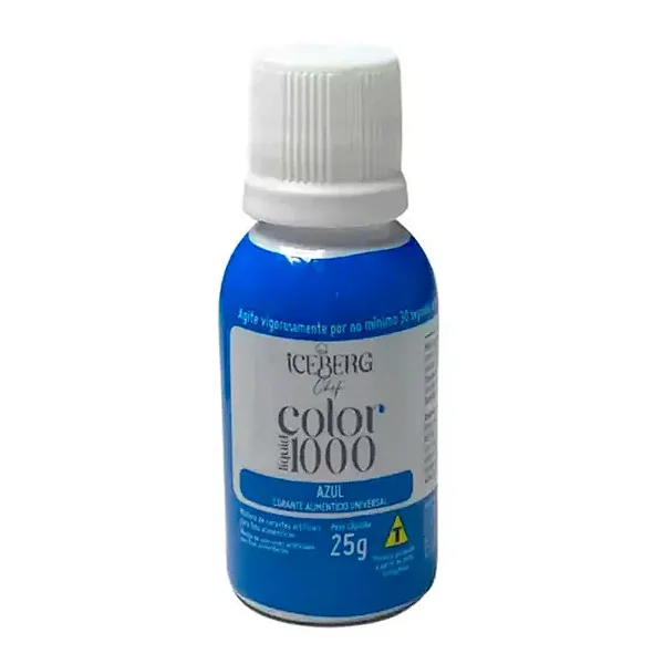 Tinta Alimentícia Color 1000 (AZUL) Iceberg - 25g