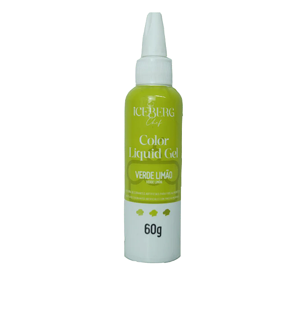 Corante Liquid Gel (VERDE LIMÃO) Iceberg - 60g