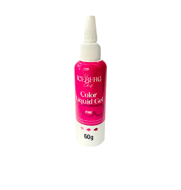 Corante Liquid Gel (PINK) Iceberg - 60g