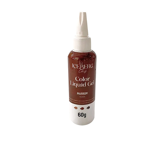 Corante Liquid Gel (MARROM) Iceberg - 60g