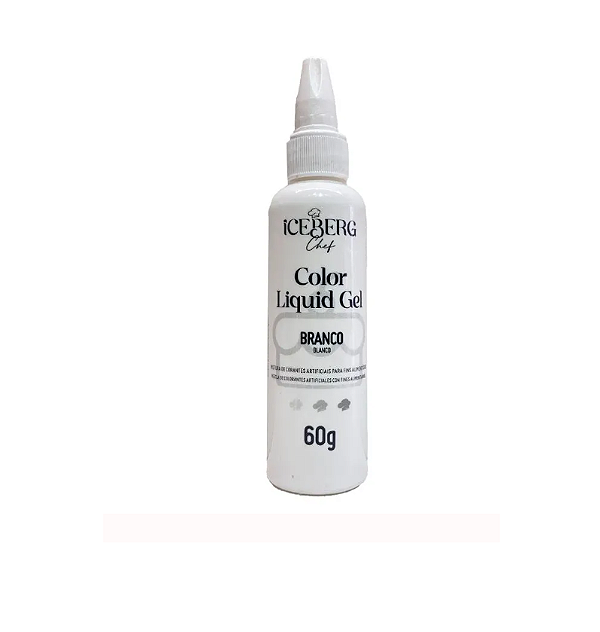 Corante Liquid Gel (BRANCO) Iceberg - 60g