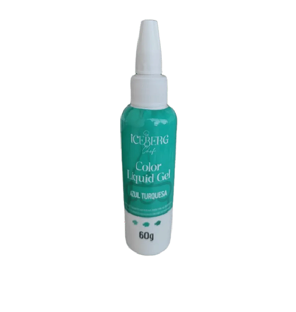 Corante Liquid Gel (AZUL TURQUESA) Iceberg - 60g