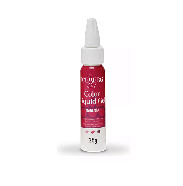 Corante Liquid Gel (MAGENTA) Iceberg - 25g