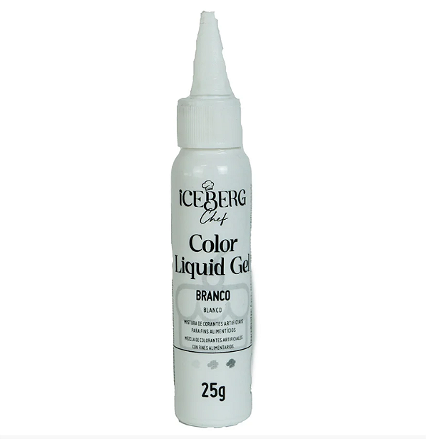Corante Liquid Gel (BRANCO) Iceberg - 25g