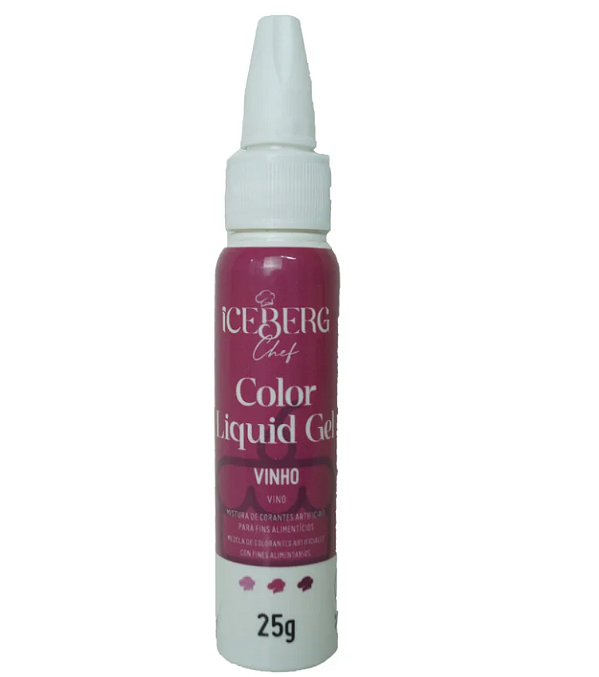 Corante Liquid Gel (VINHO) Iceberg - 25g