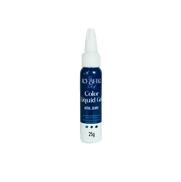 Corante Liquid Gel (AZUL JEANS) Iceberg - 25g
