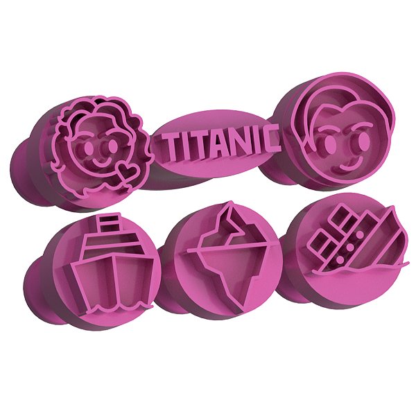 Carimbinhos para docinhos Brigadeiros Titanic